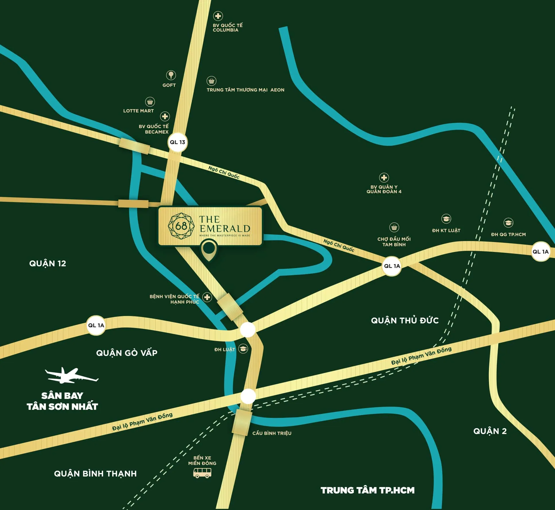 Căn Hộ Emerald 68 28 Vi Tri The Emerald 68